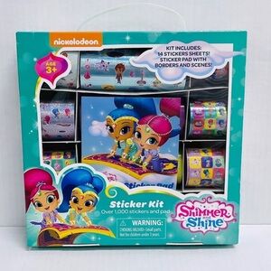 Nickelodeon Shimmer and Shine Stickers Kit Box and Pad / 1,000+ Stickers